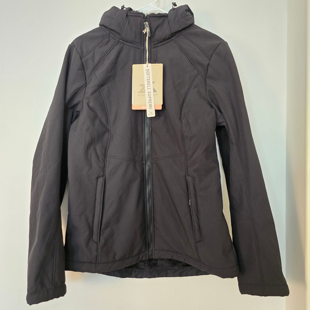 ZeroXposur Jacket Softshell Supreme NWT Womens Small Black Winter Coat